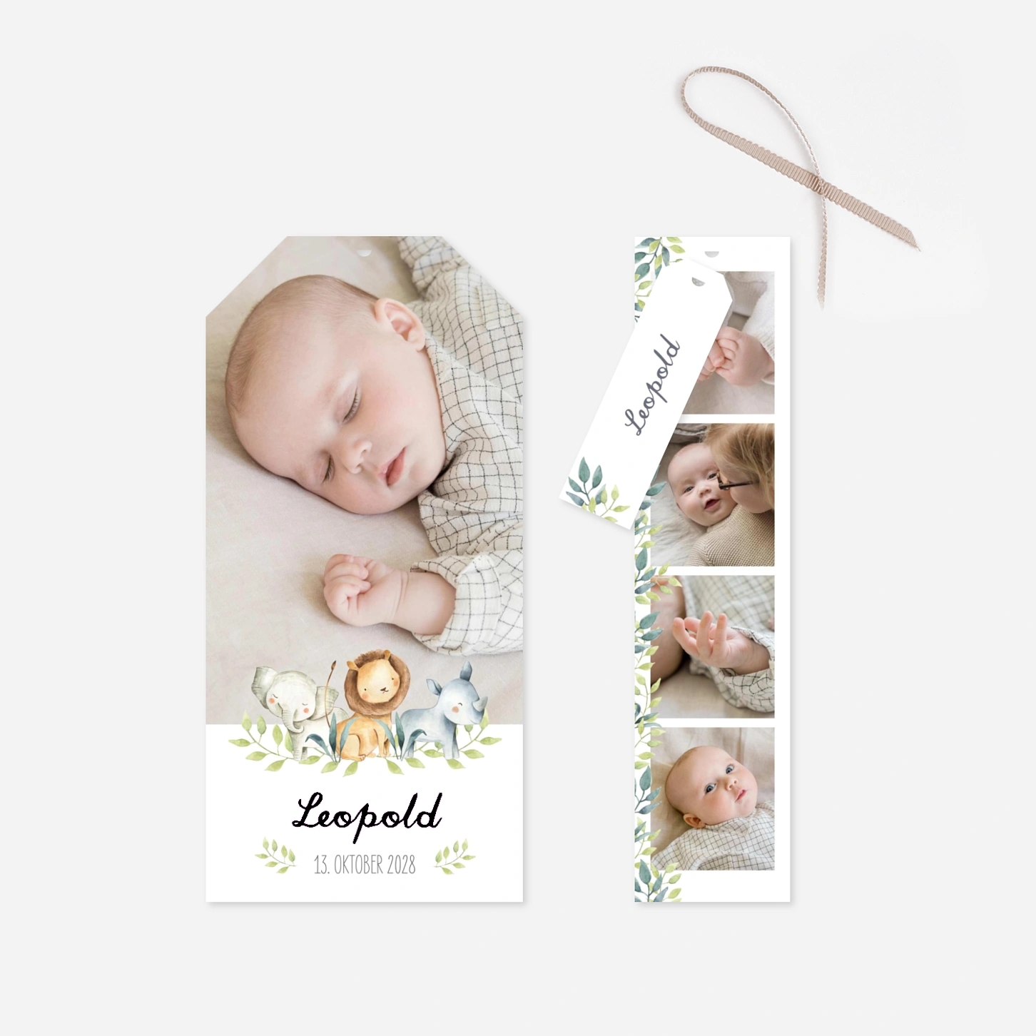 Geburtskarte Kleine Entdecker