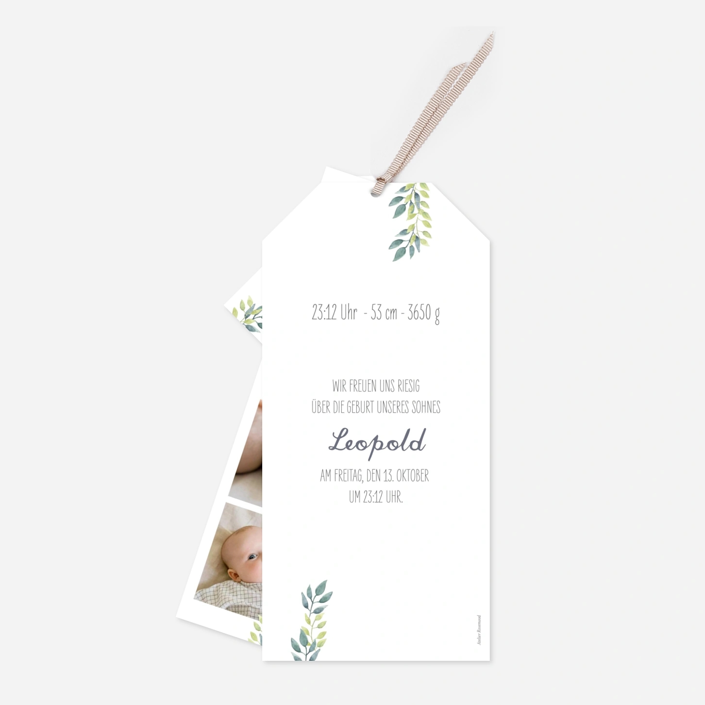 Geburtskarte Kleine Entdecker