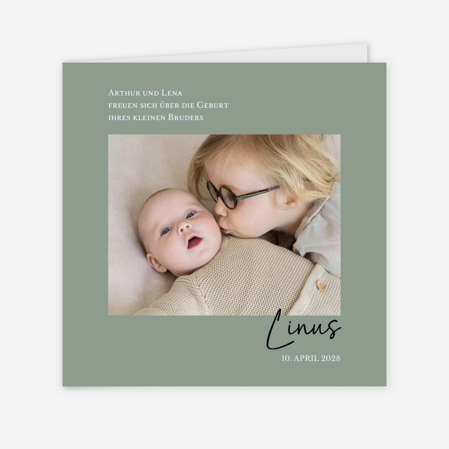 Geburtskarte Kleiner Freund