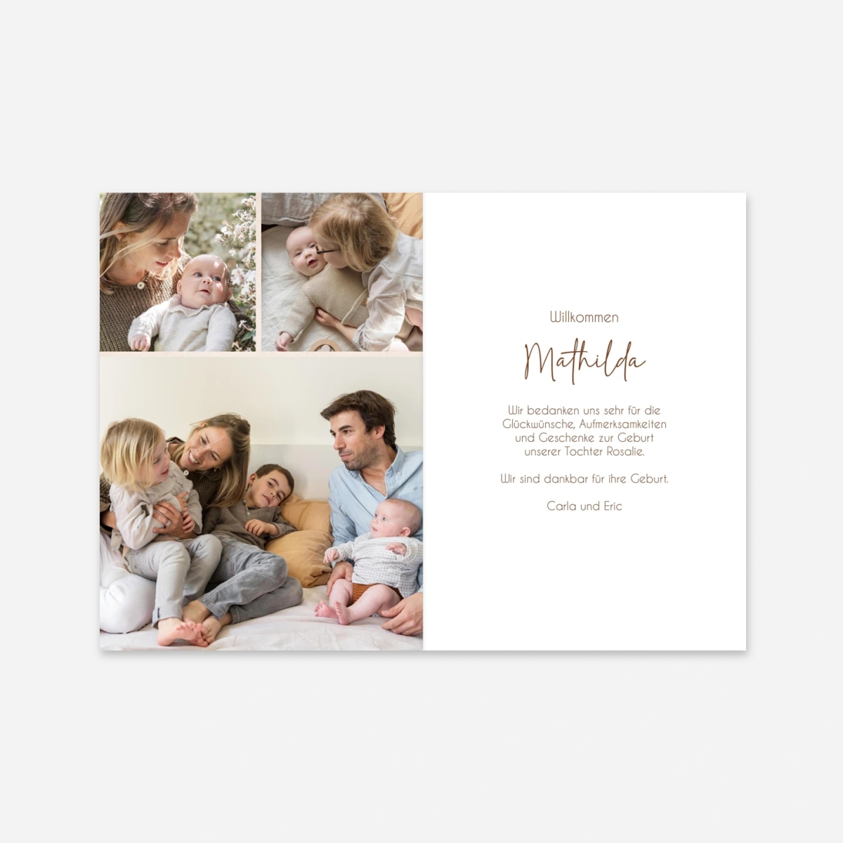 Geburtskarte Kostbares Geschenk