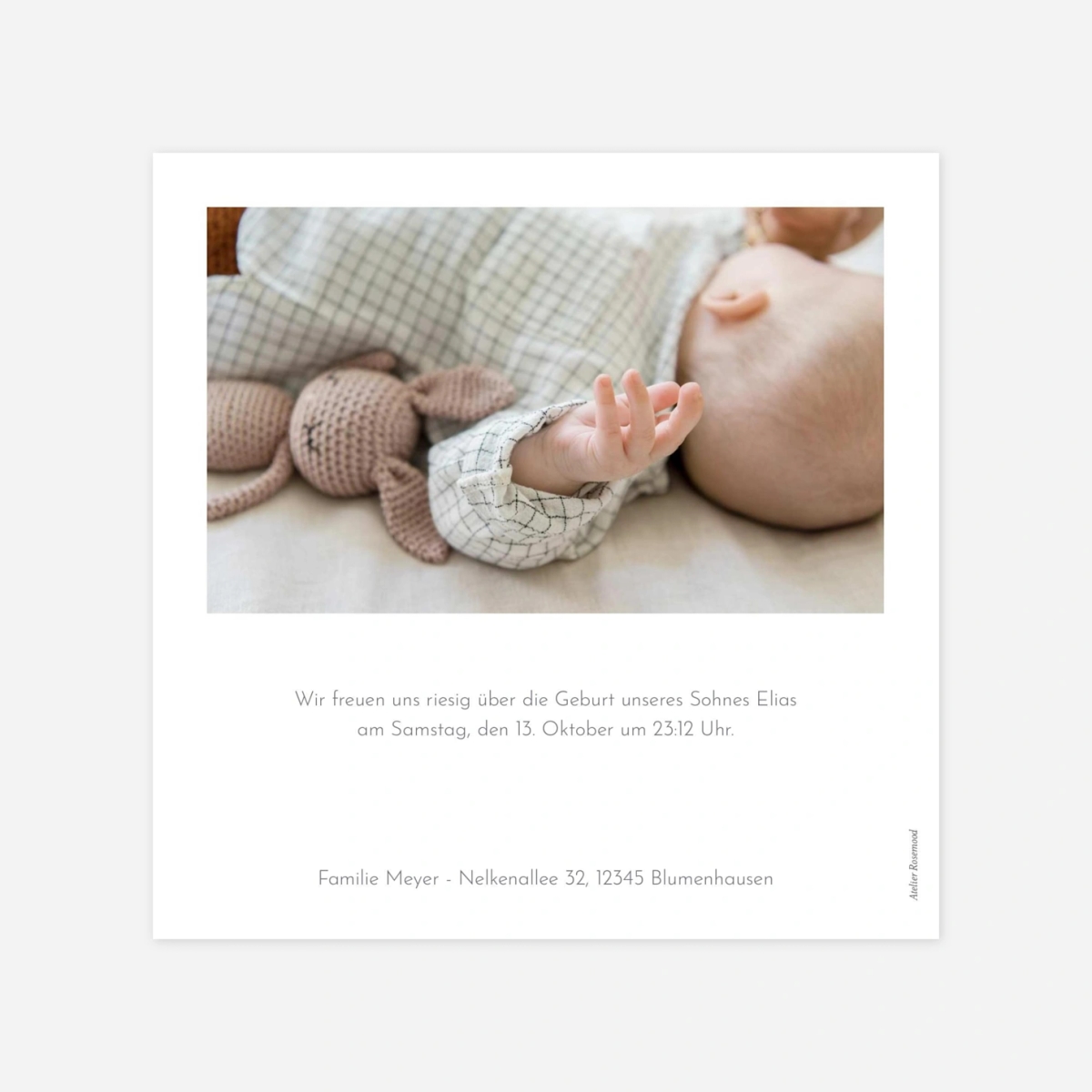 Geburtskarte Kleines Geschenk