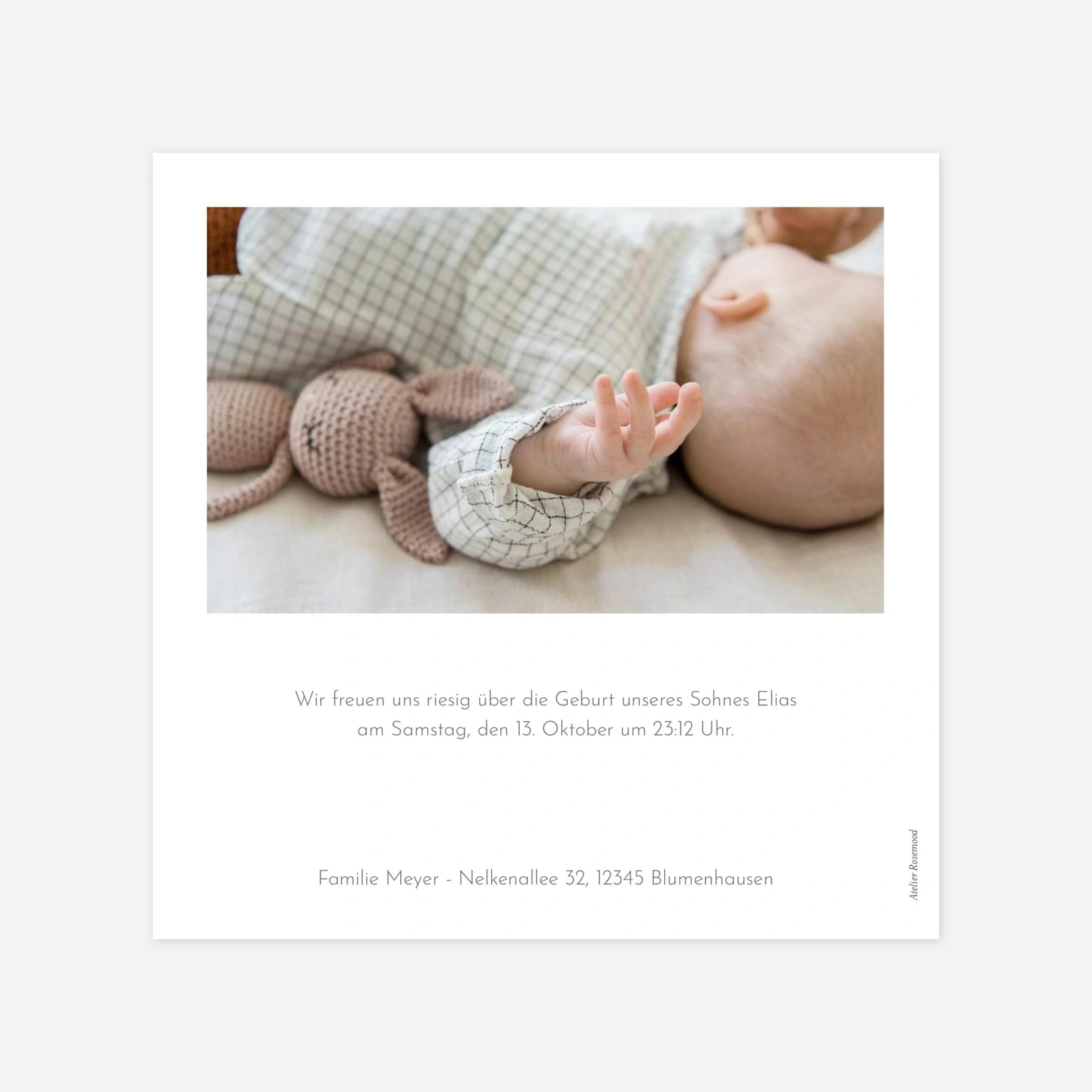 Geburtskarte Kleines Geschenk