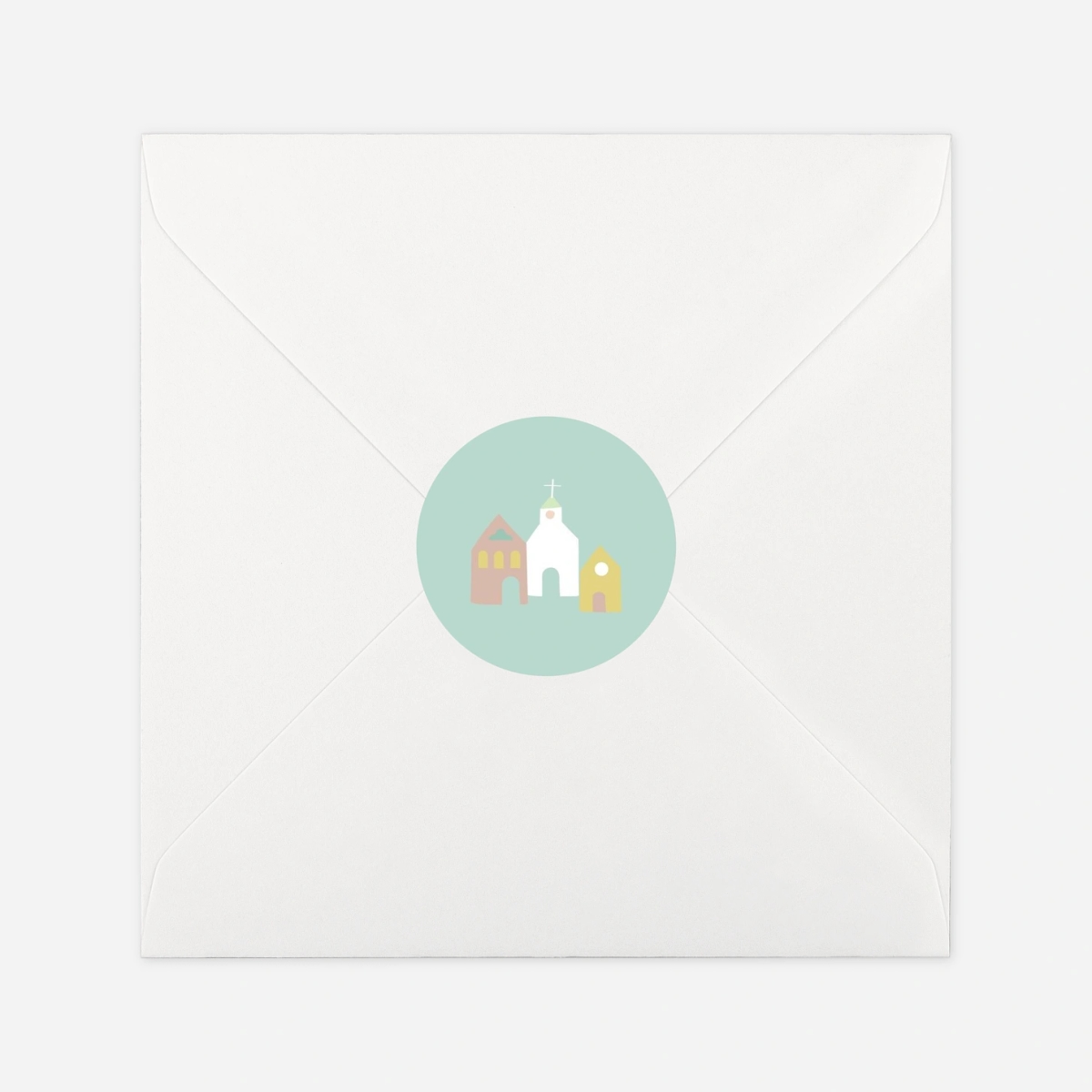 Aufkleber Taufe Kirchplatz