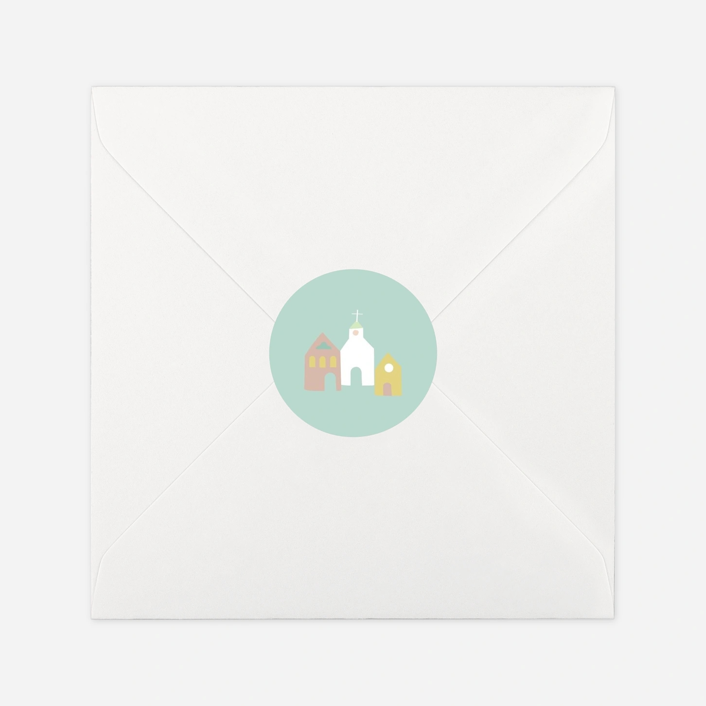 Aufkleber Taufe Kirchplatz