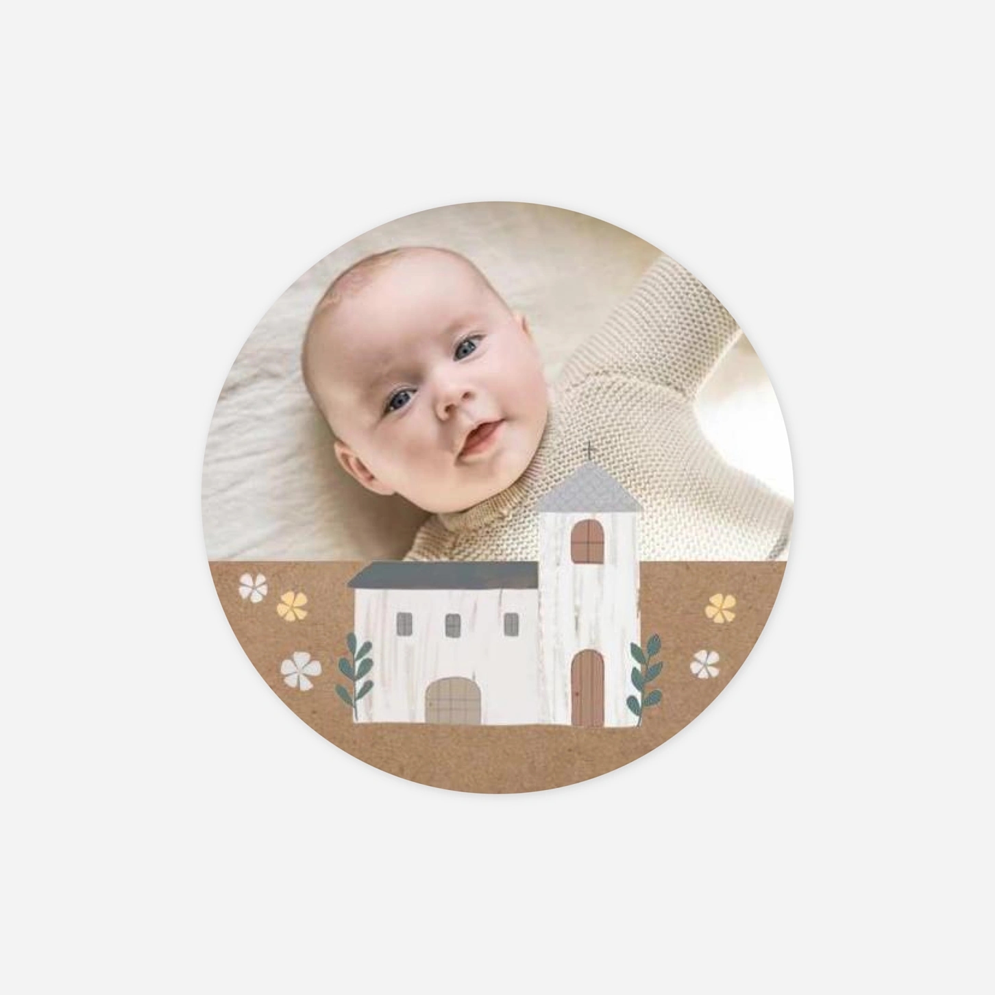 Aufkleber Taufe Kleine Kapelle Foto