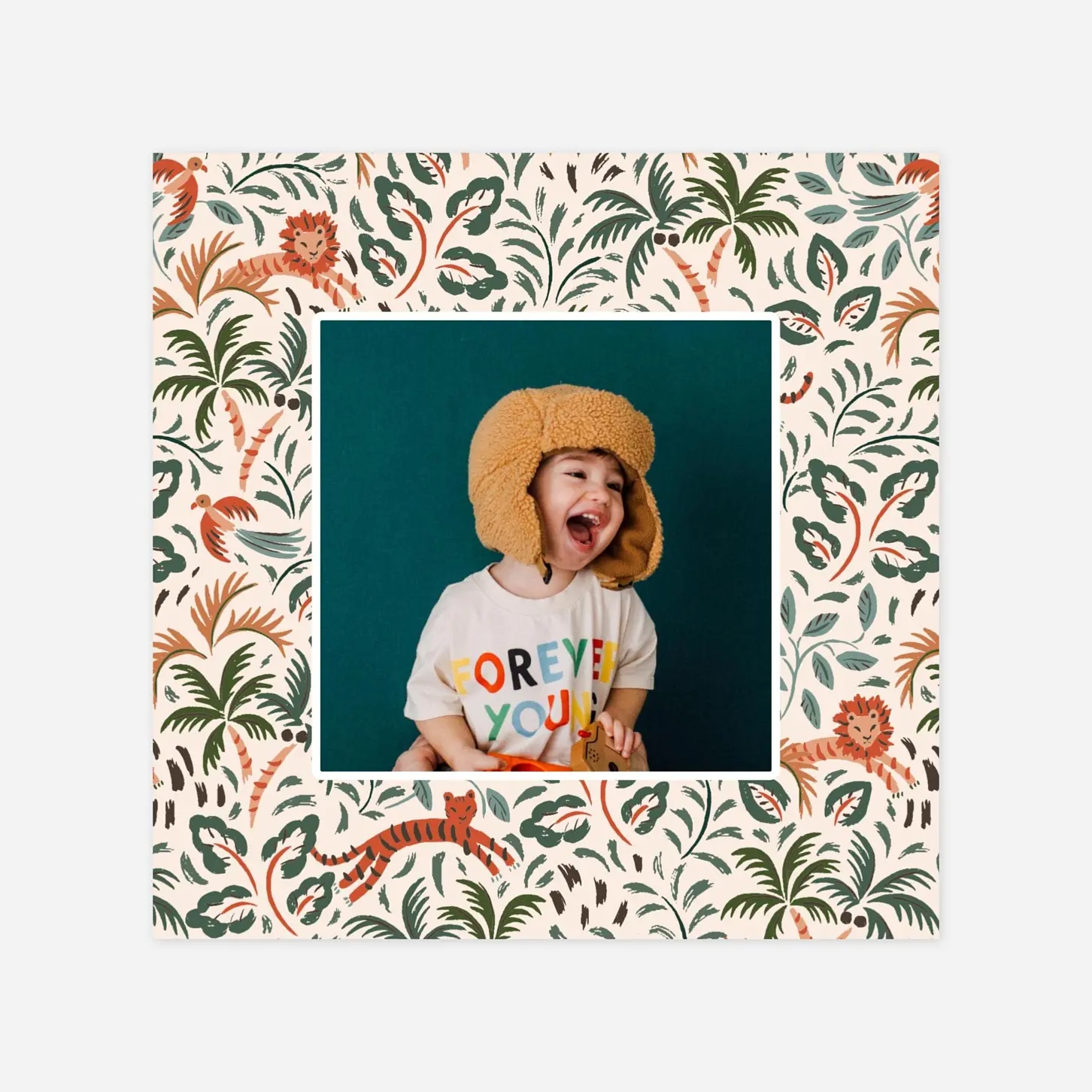 Kindergeburtstagseinladung Kleiner Dschungel