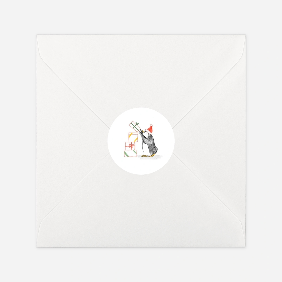 Geschenkaufkleber Weihnachten Kleine Eisscholle