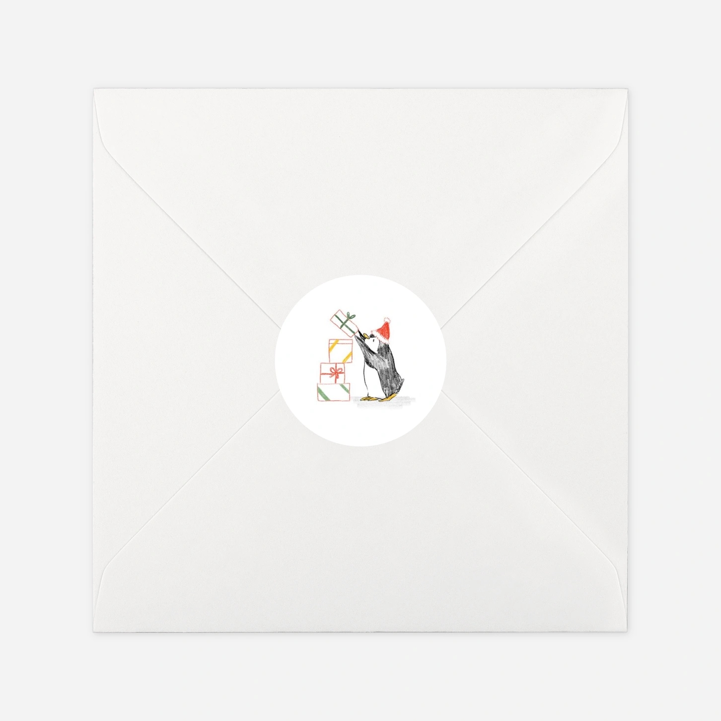 Geschenkaufkleber Weihnachten Kleine Eisscholle