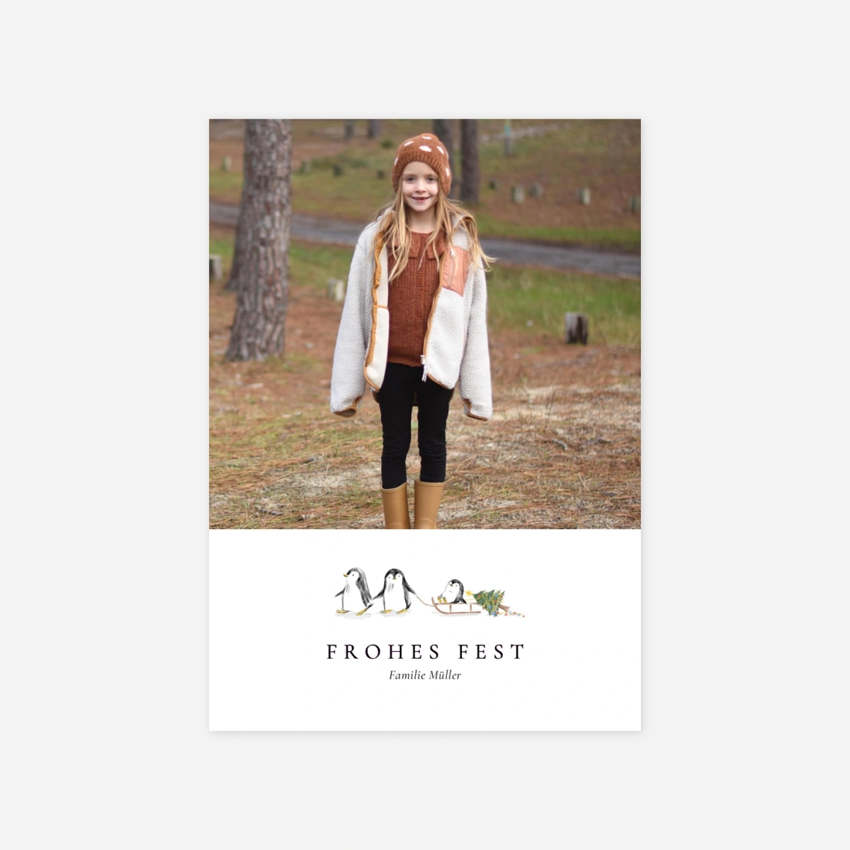 Weihnachtskarte Kleine Eisscholle