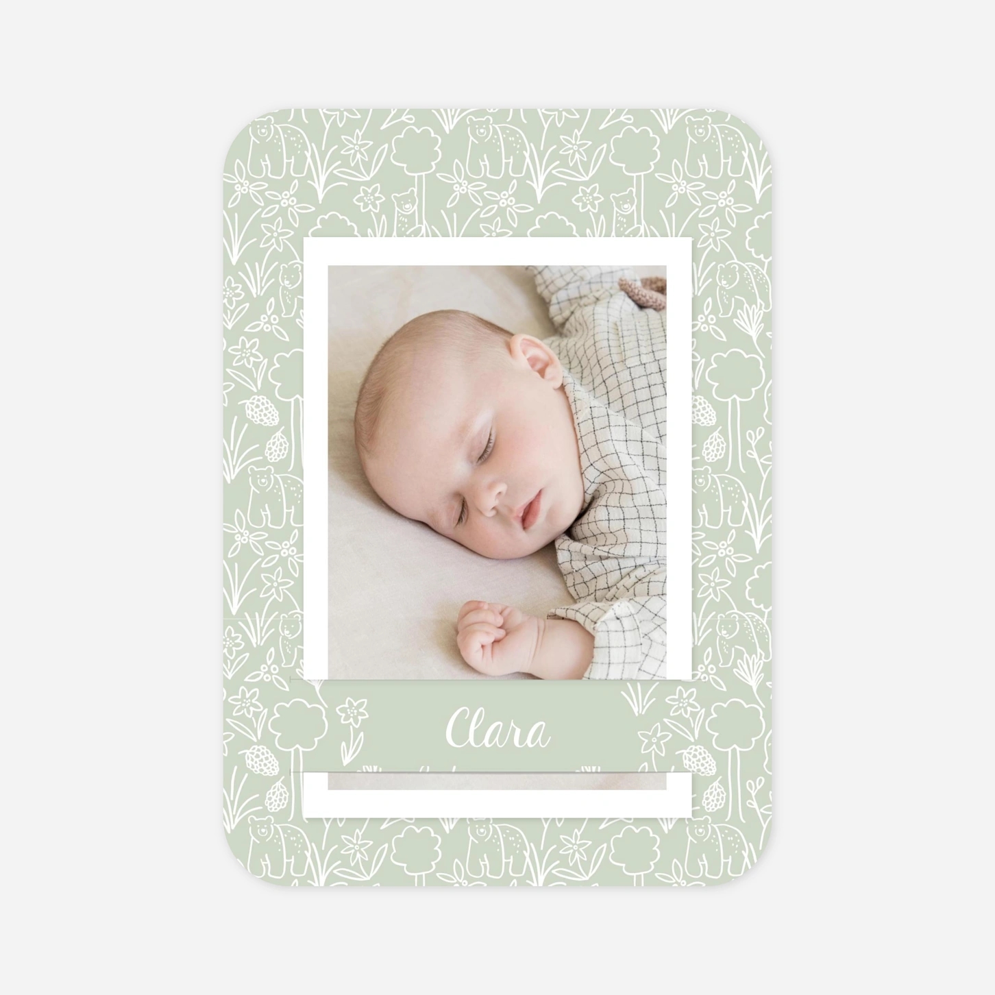 Geburtskarte Kleiner Spaziergang