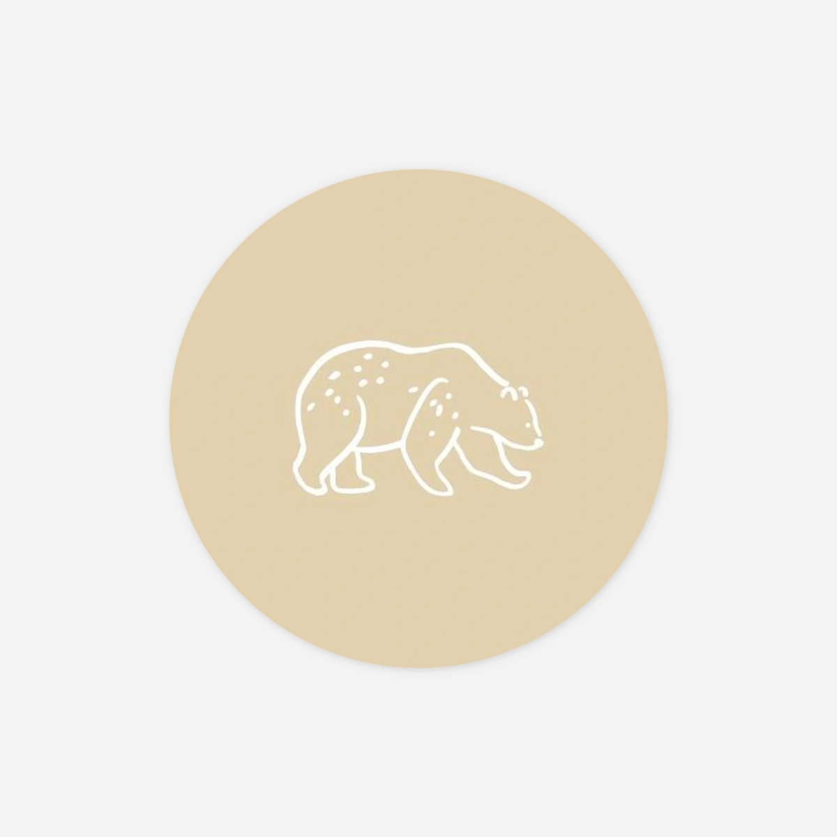 Aufkleber (Gastgeschenk) Kleiner Spaziergang