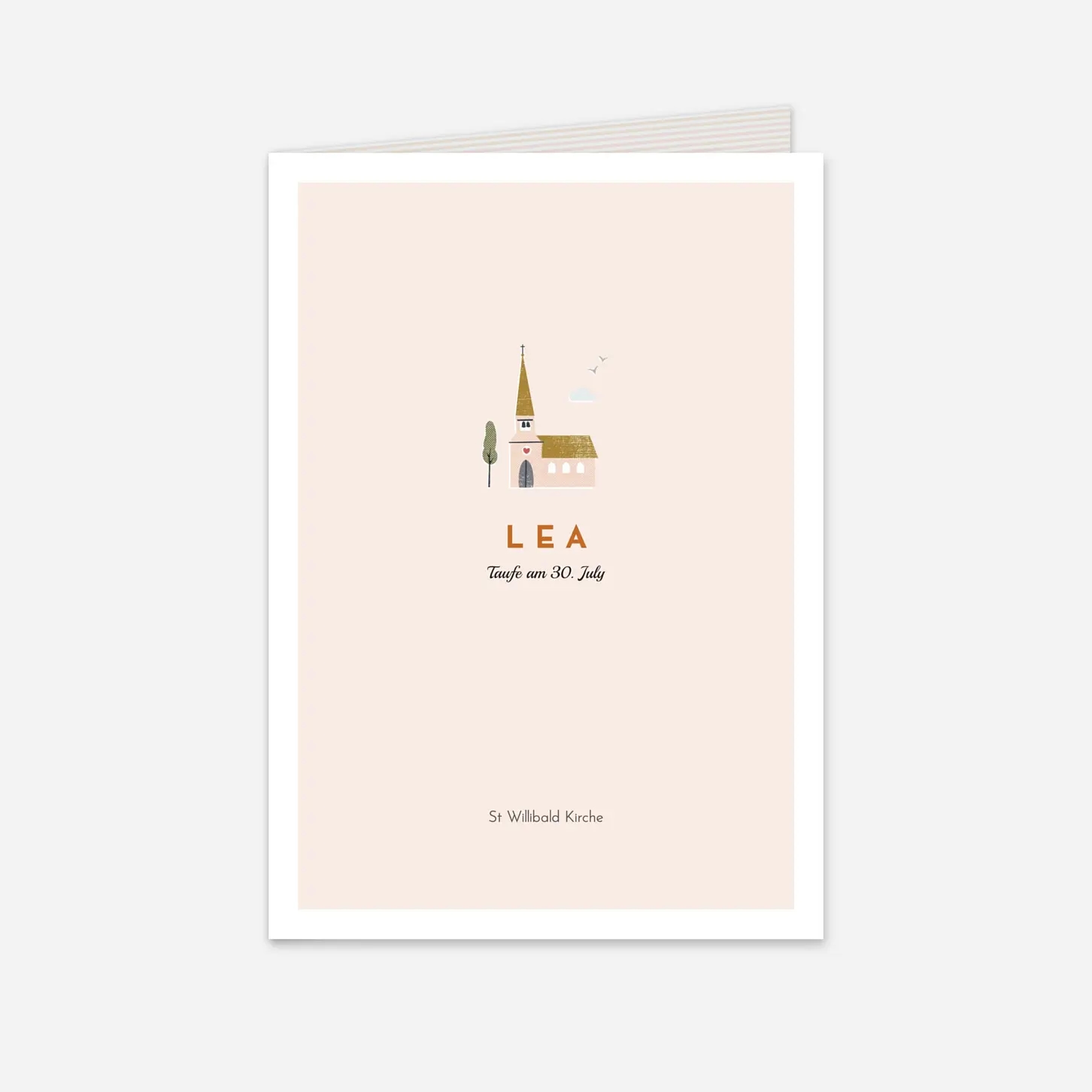 Kirchenheft Taufe Kleine Kirche