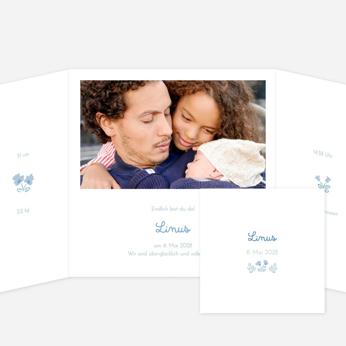 Geburtskarte Kleines Liberty