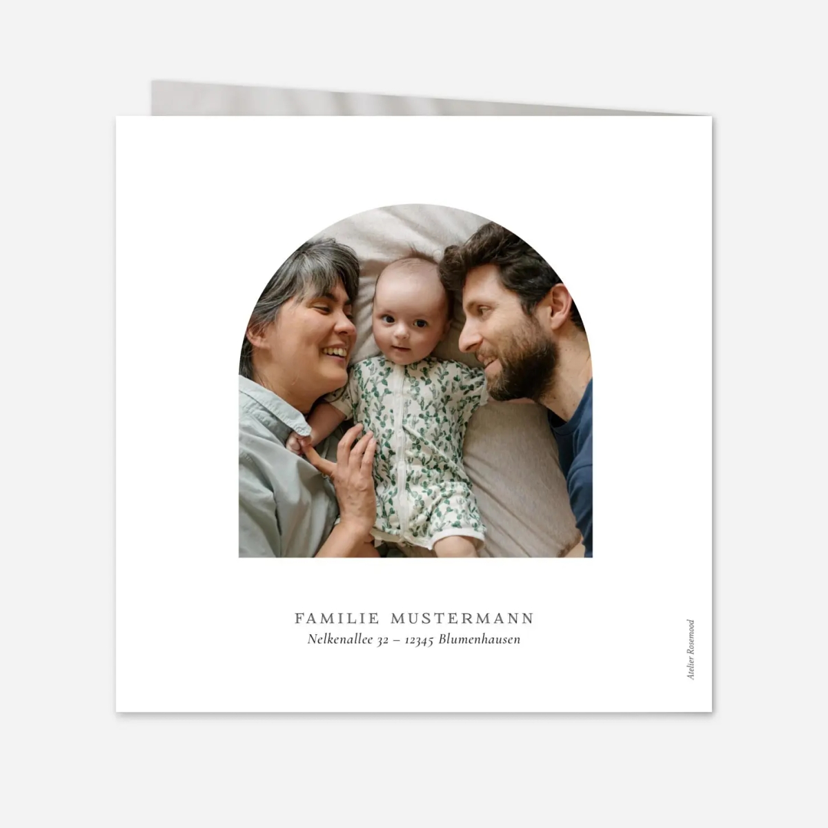 Geburtskarte Kleines Mobile