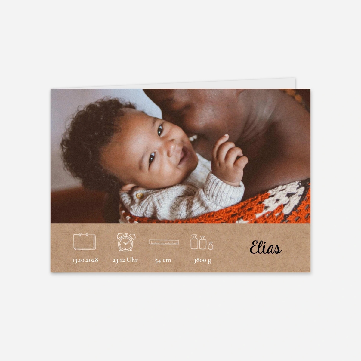 Geburtskarte Kleine Poesie