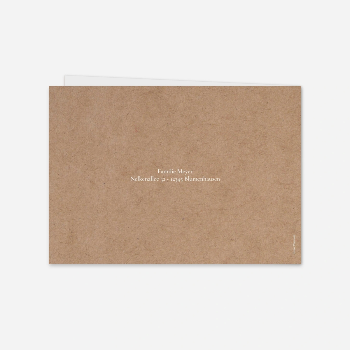 Geburtskarte Kleine Poesie