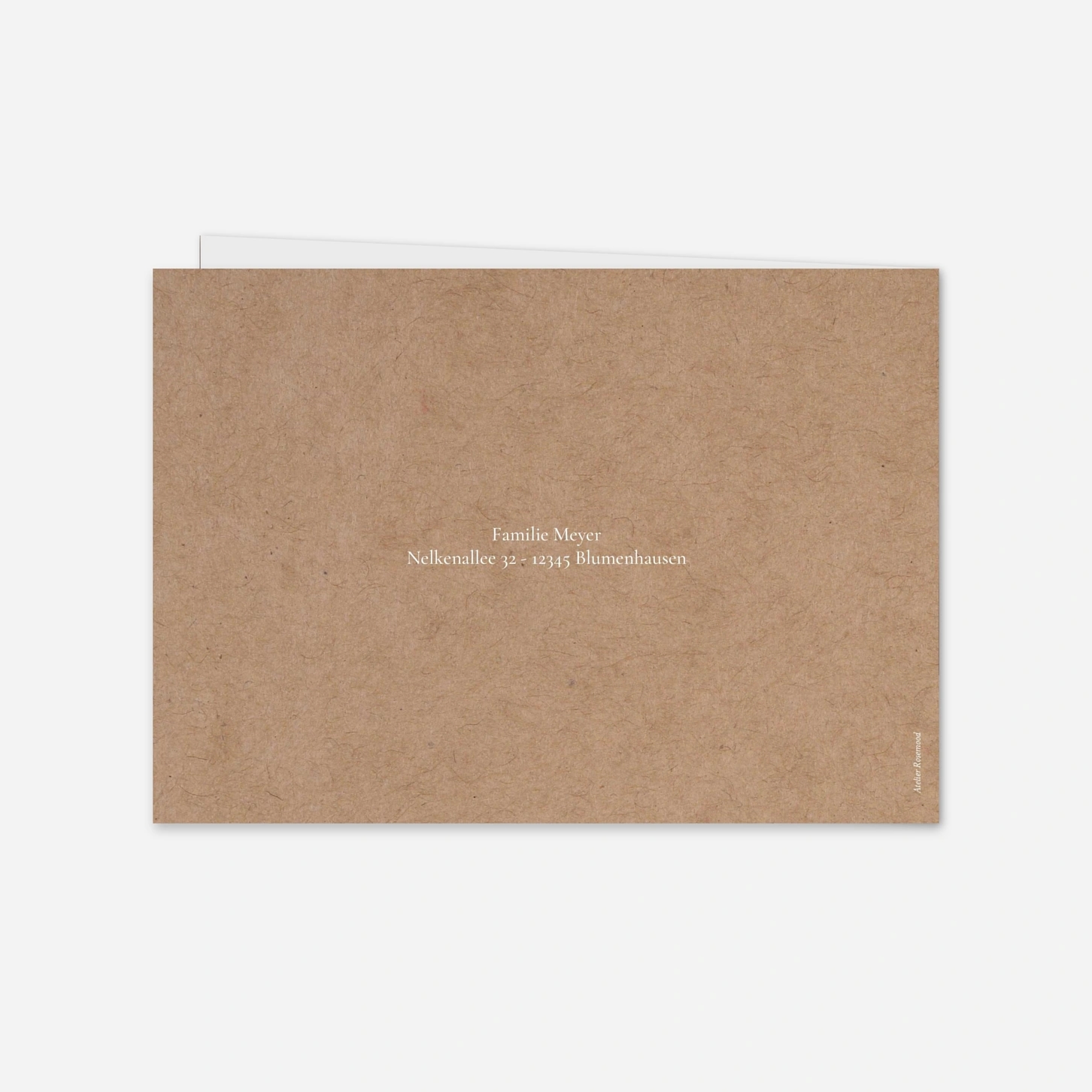 Geburtskarte Kleine Poesie