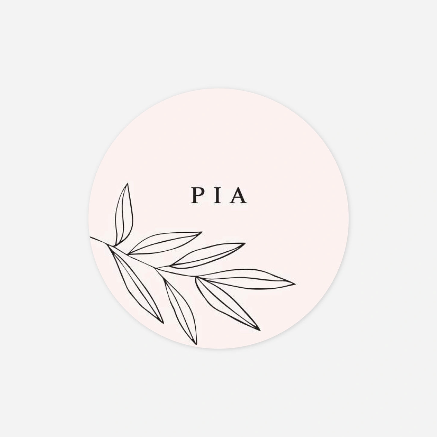 Aufkleber (Gastgeschenk) Kleiner Sprössling