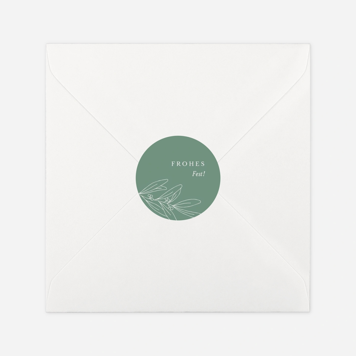 Geschenkaufkleber Weihnachten Kleiner Sprössling