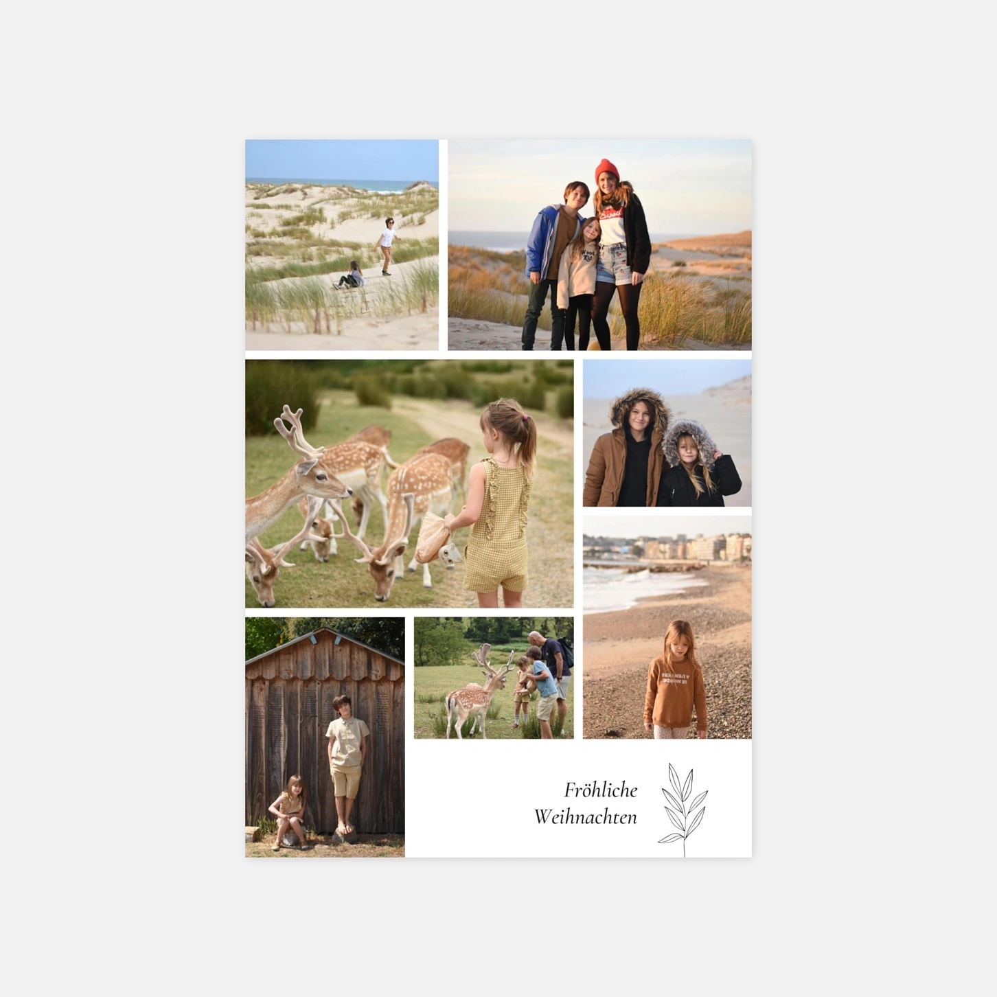 Weihnachtskarte Kleiner Sprössling