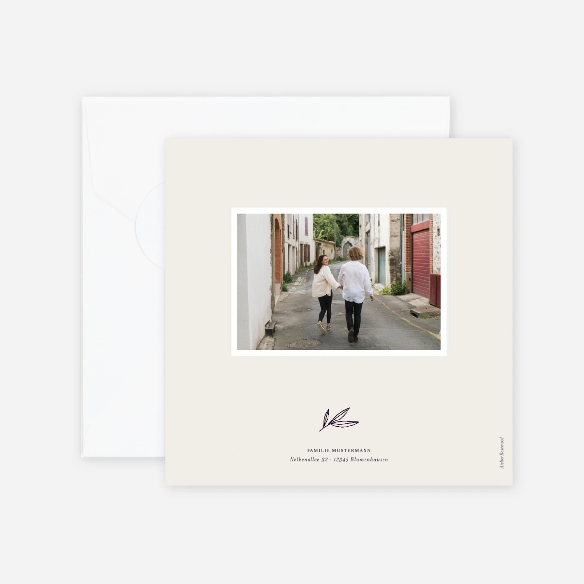 Weihnachtskarte Kleiner Sprössling