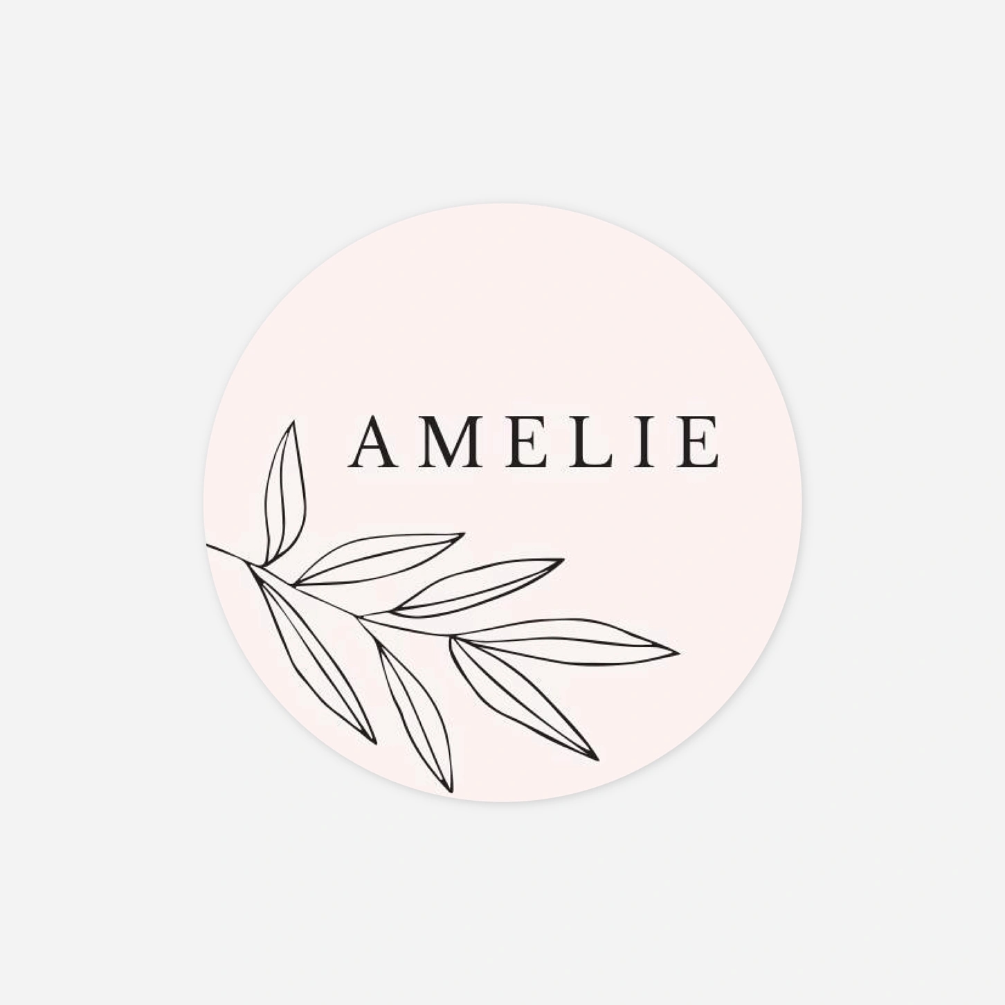 Aufkleber Taufe Kleiner Sprössling