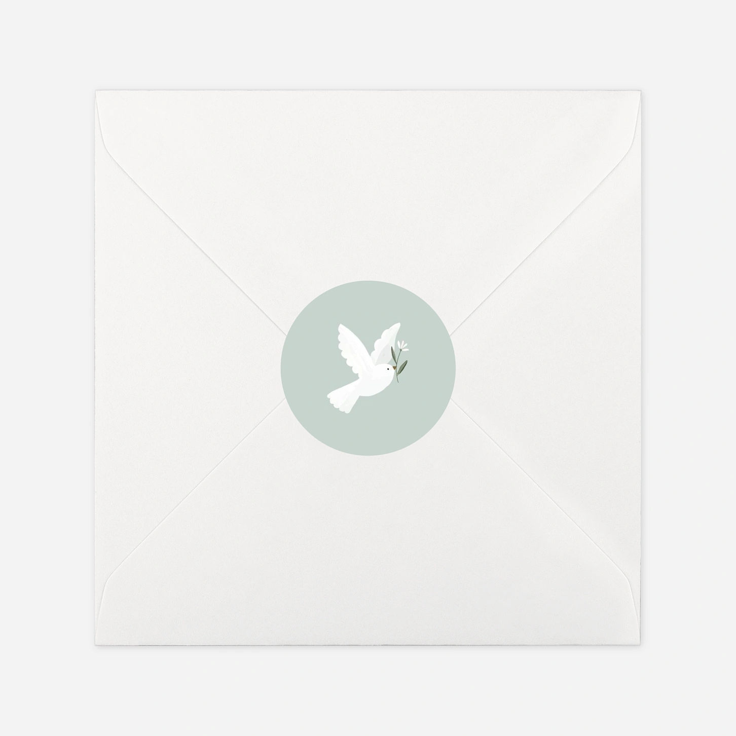 Aufkleber (Gastgeschenk) Kleines Täubchen