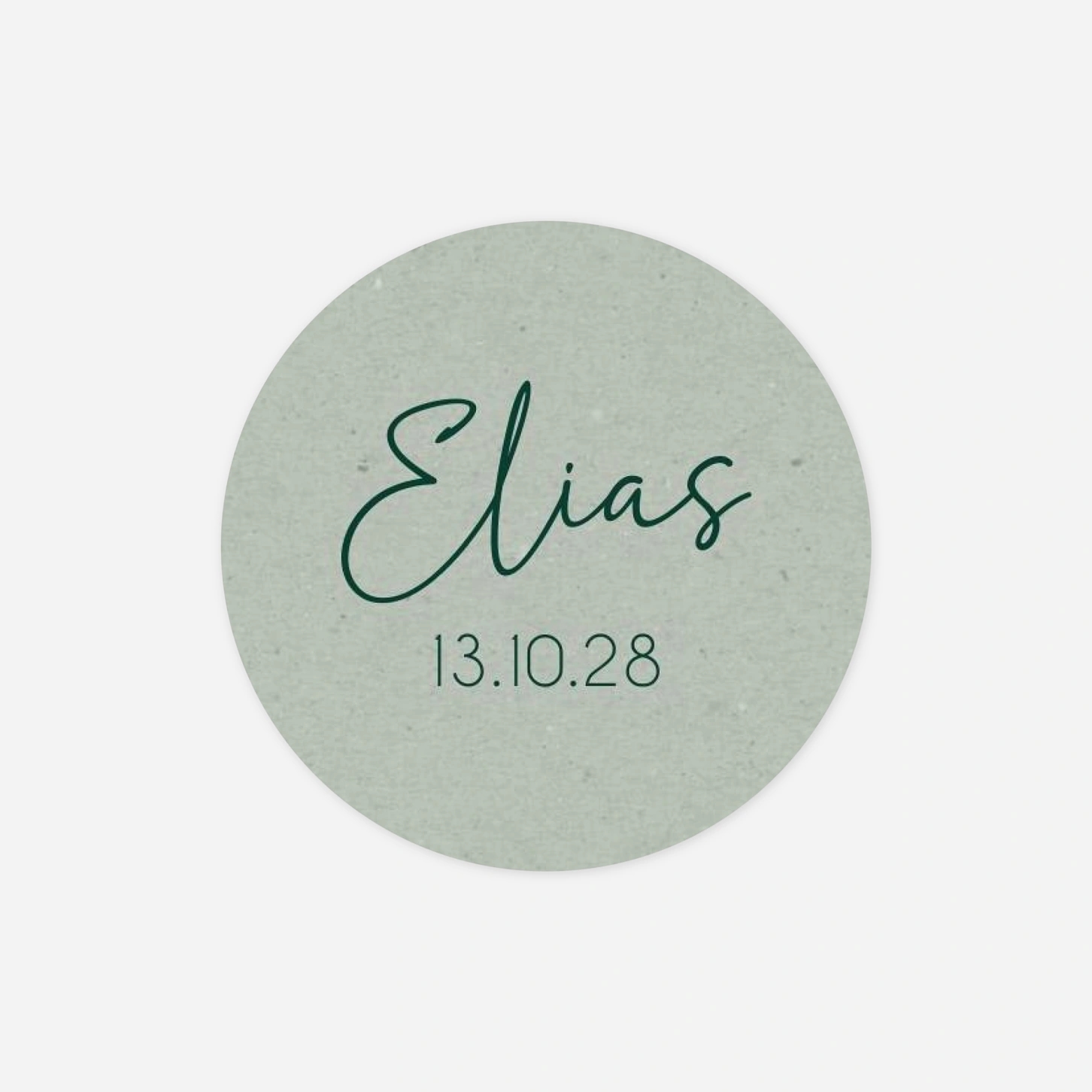 Aufkleber (Gastgeschenk) Knipskunst