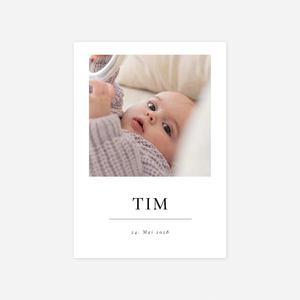 Geburtskarte Kostbare Momente