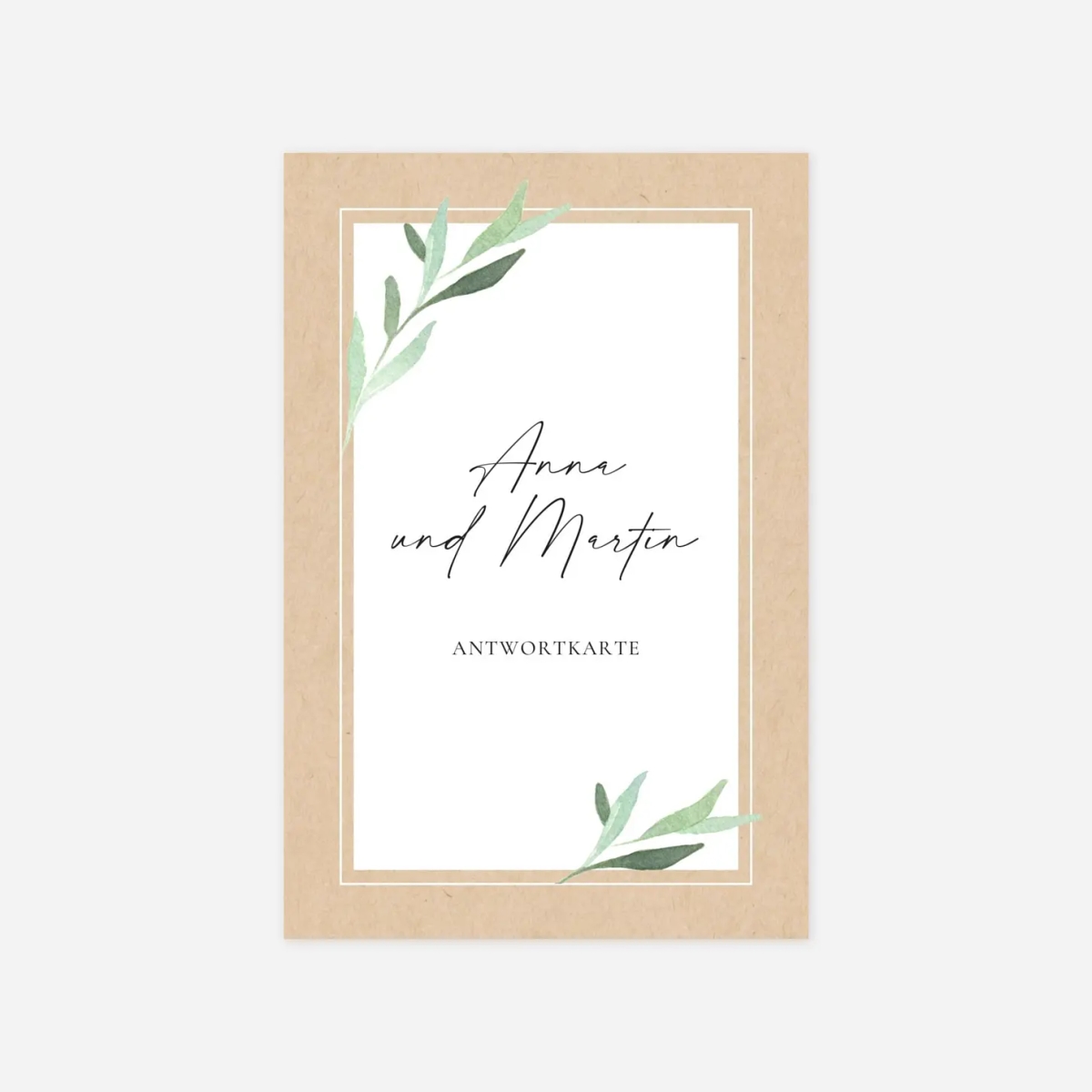 Antwortkarte Hochzeit Kreta