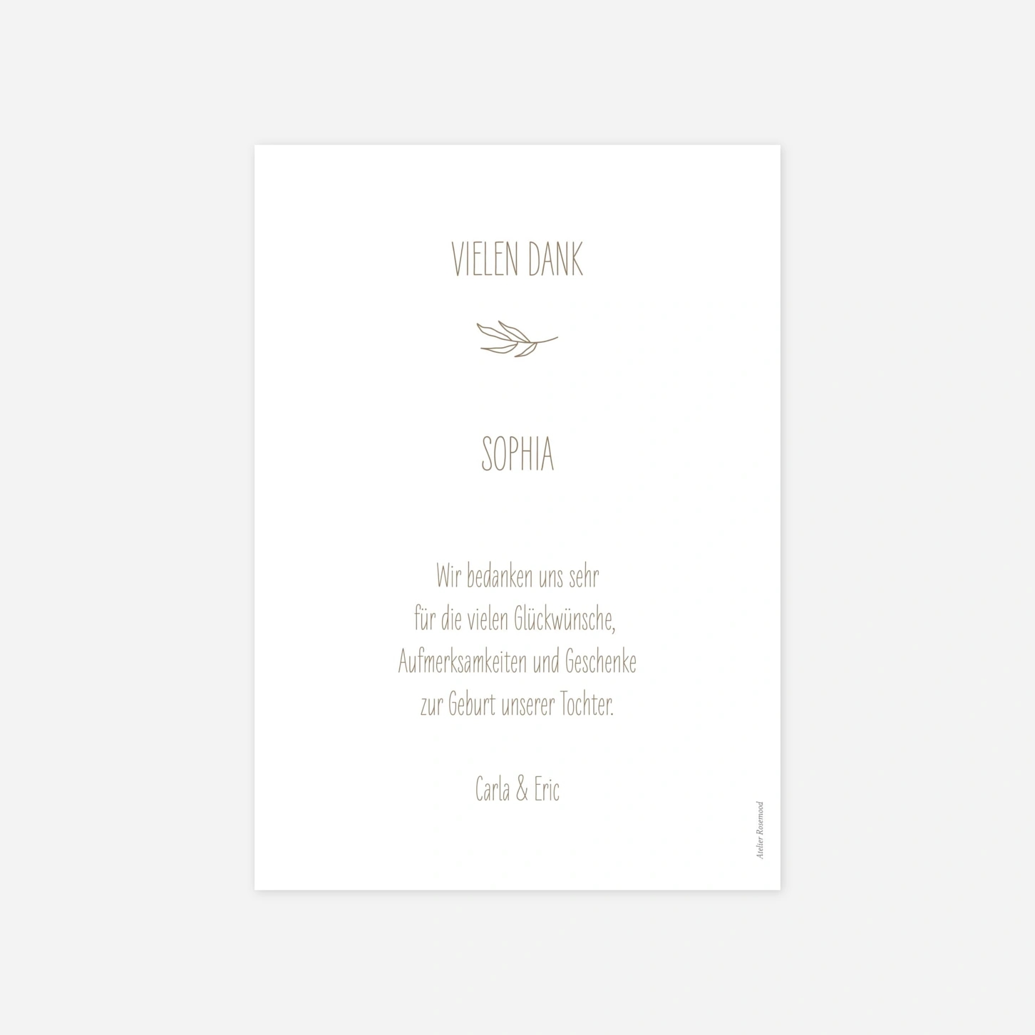 Geburtskarte Kleine Symbole