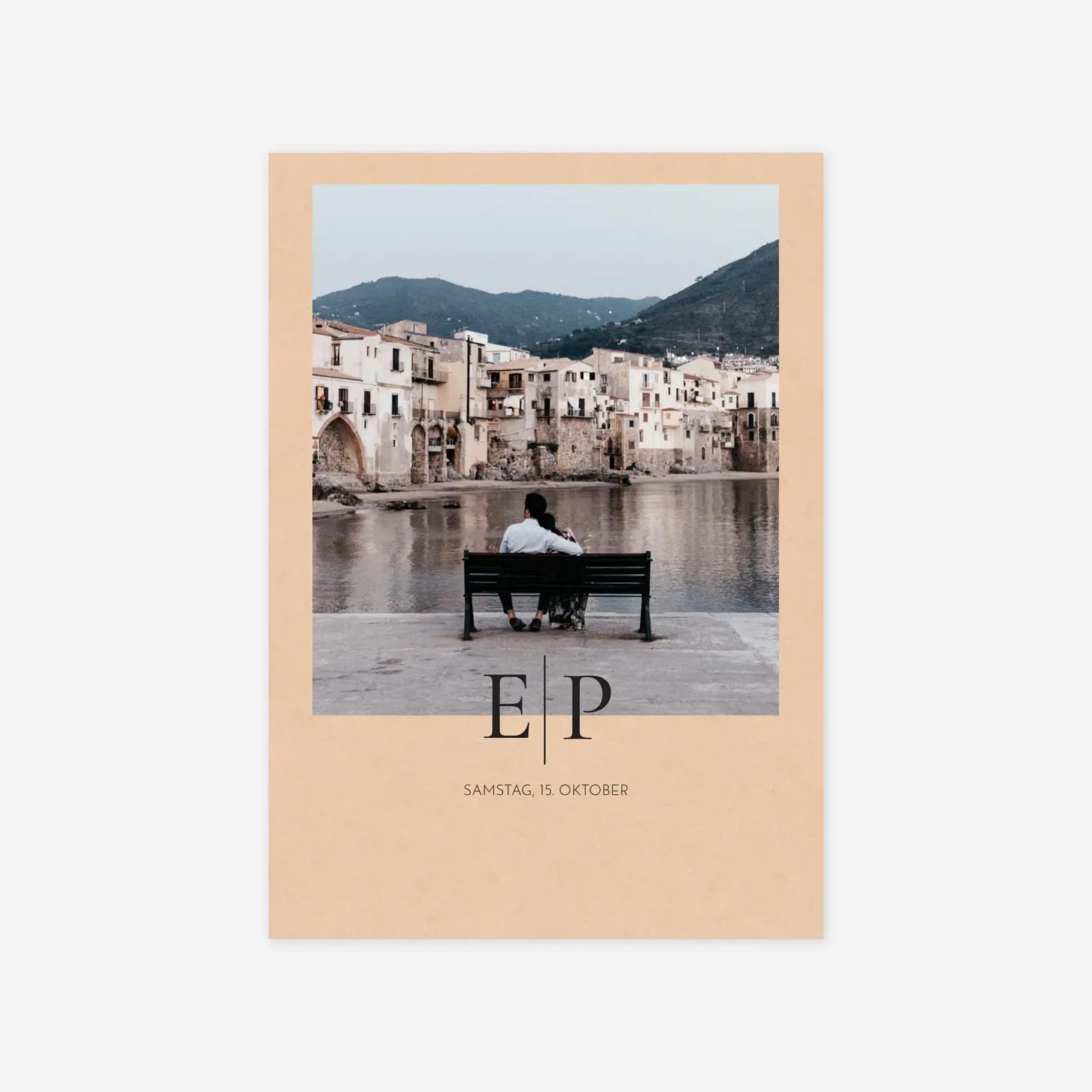 Hochzeitseinladung Kulisse