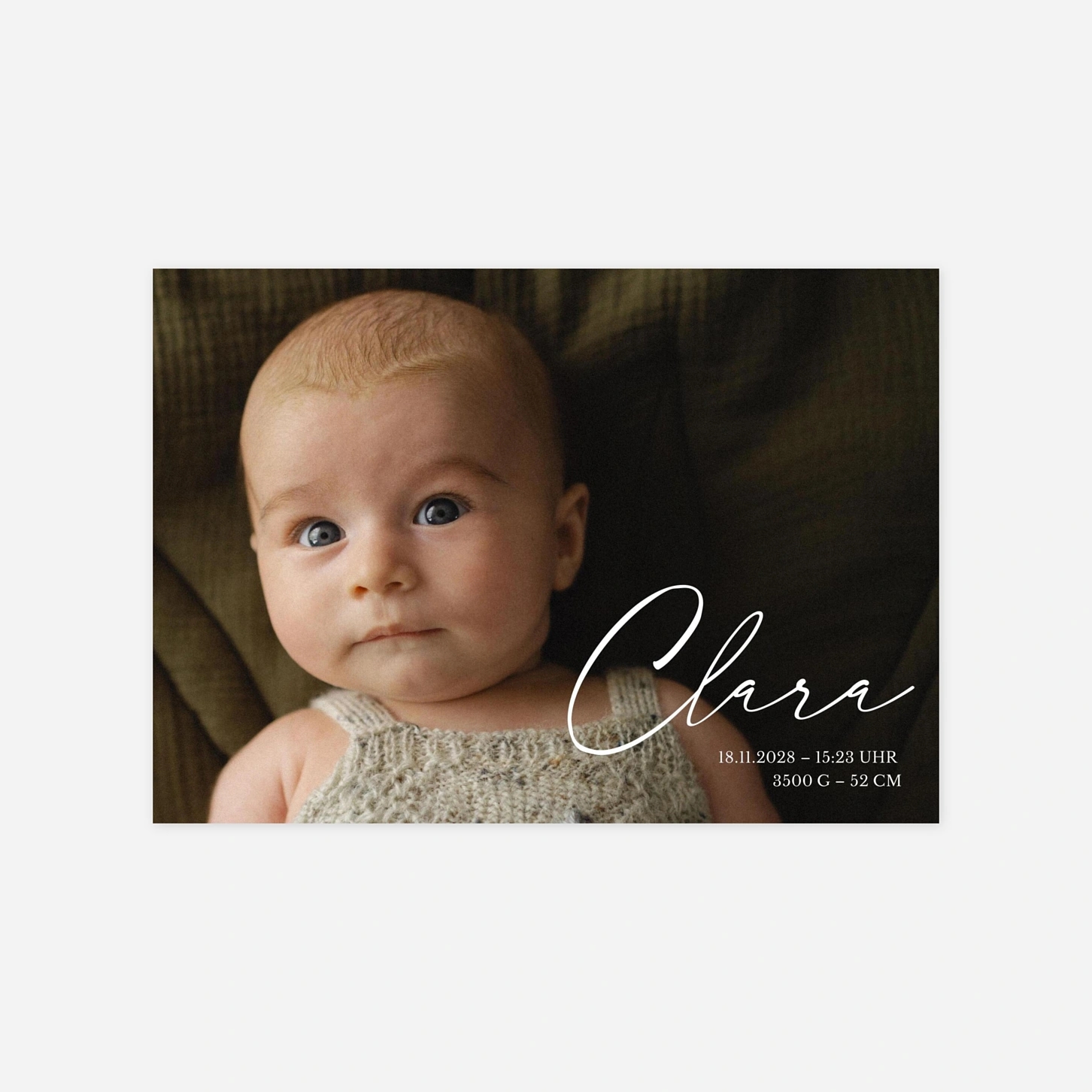 Geburtskarte Kleines Wunder