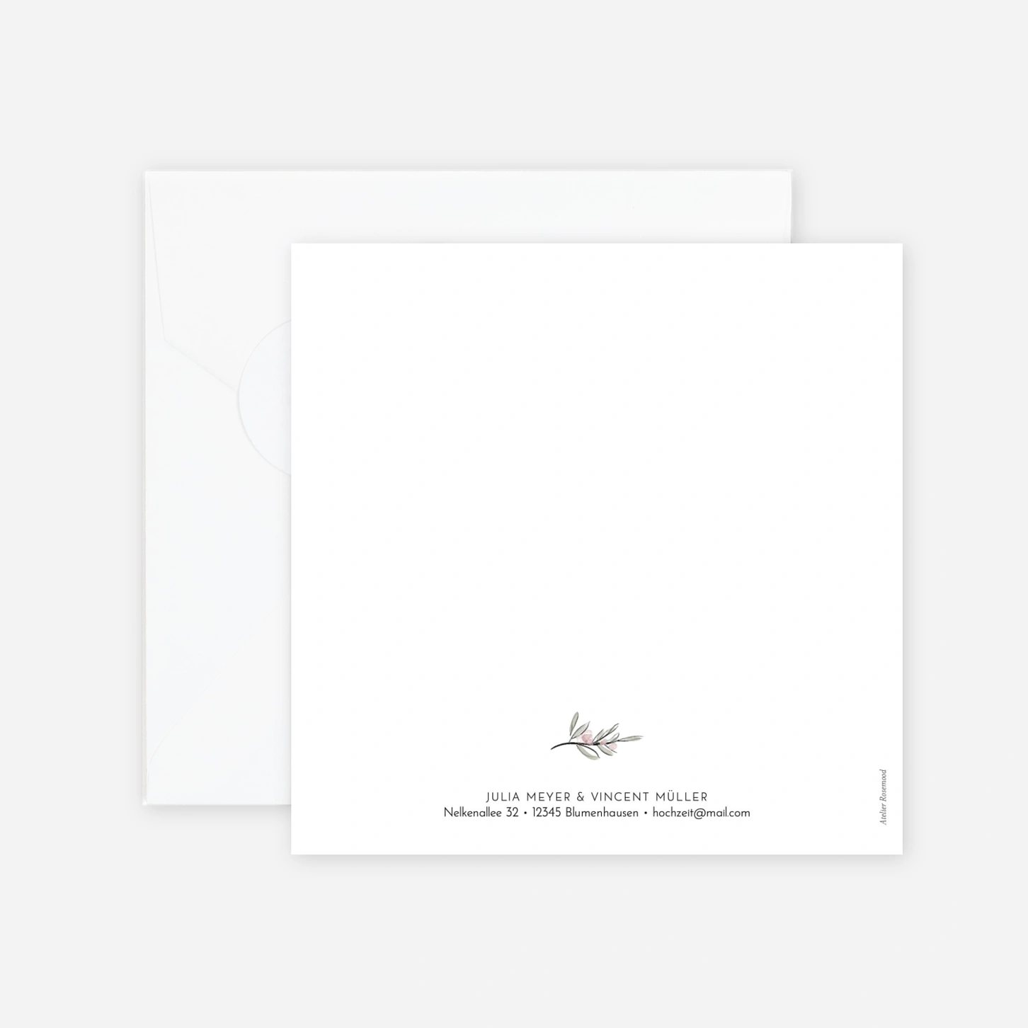 Hochzeitseinladung Landblume (Garten)