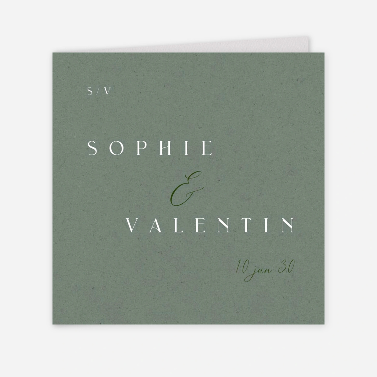 Hochzeitseinladung Zarter Zweig