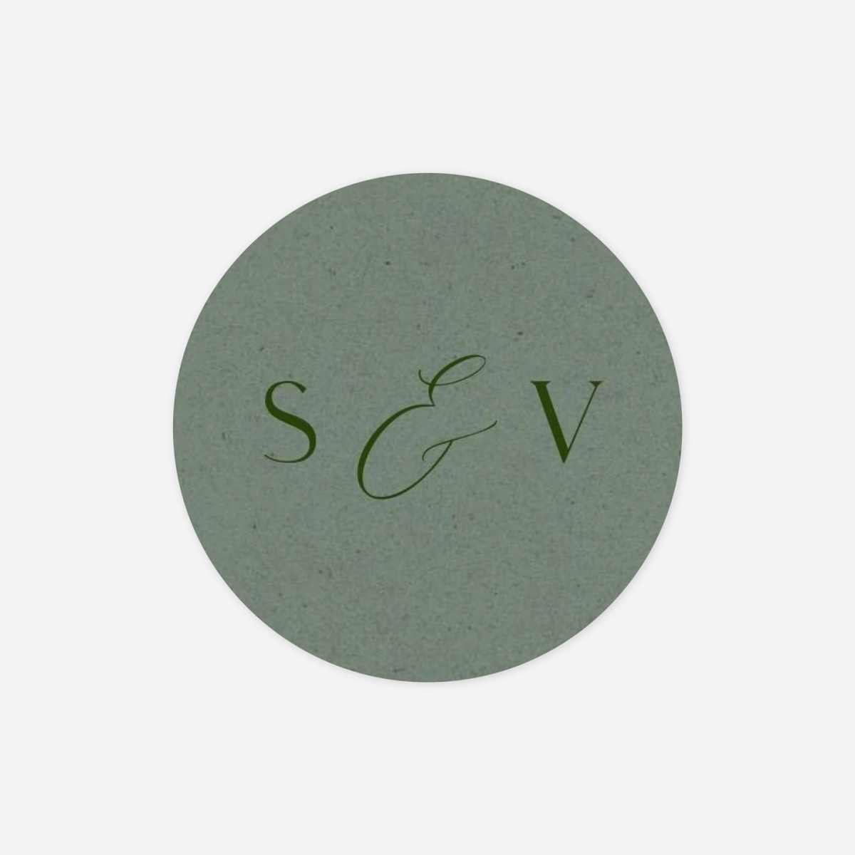 Geschenkaufkleber Hochzeit Zarter Zweig