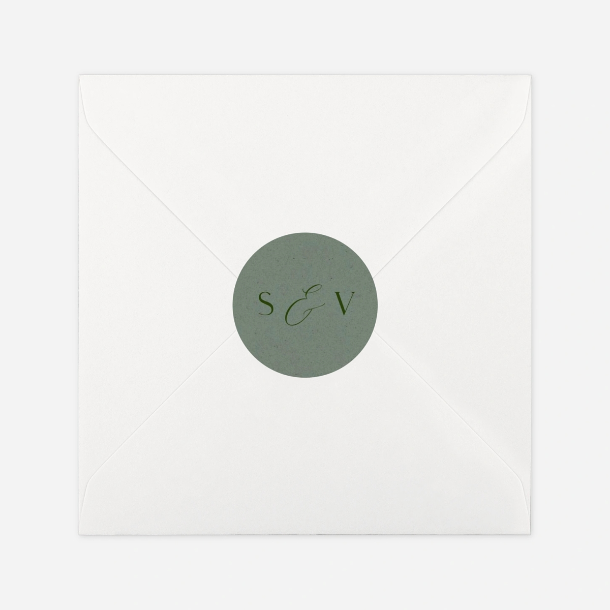 Geschenkaufkleber Hochzeit Zarter Zweig