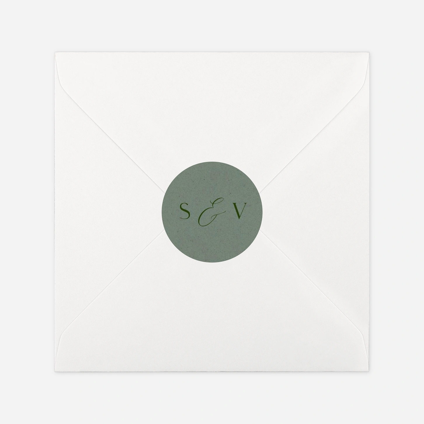 Geschenkaufkleber Hochzeit Zarter Zweig