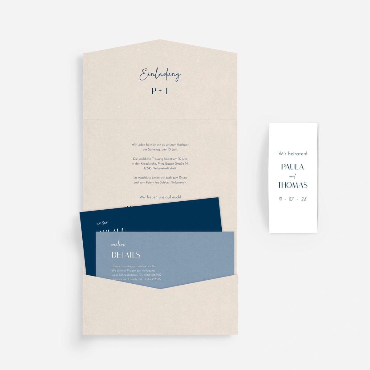 Hochzeitseinladung Liebesrausch