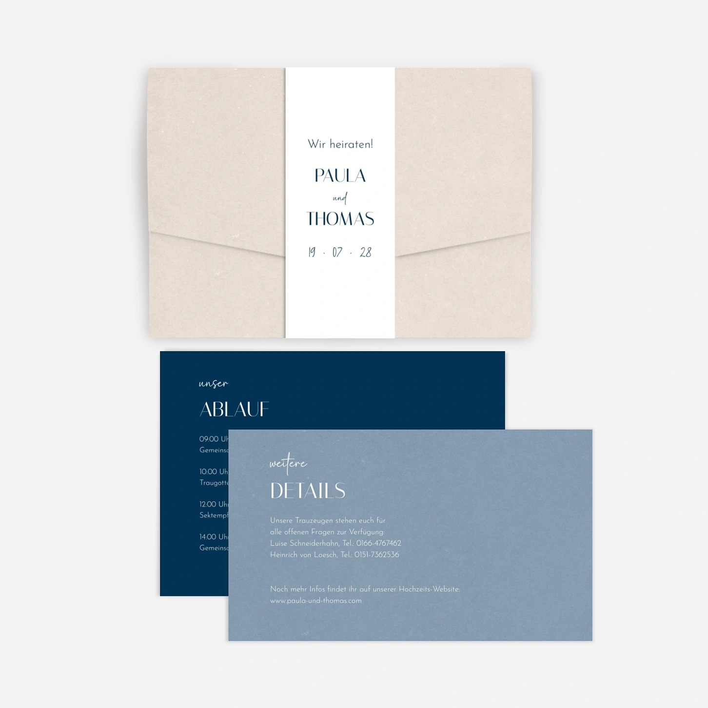 Hochzeitseinladung Liebesrausch