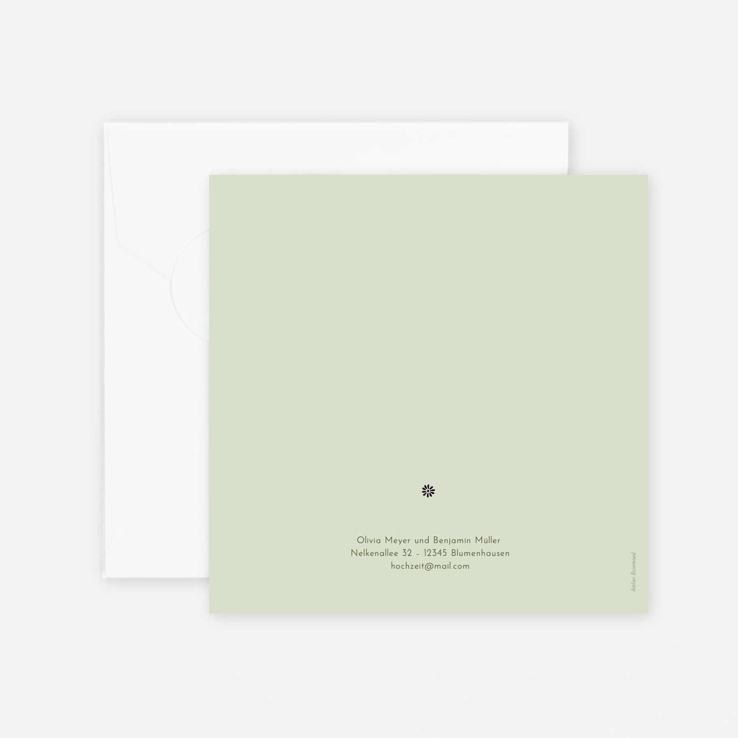 Hochzeitseinladung Laure de Sagazan Gold