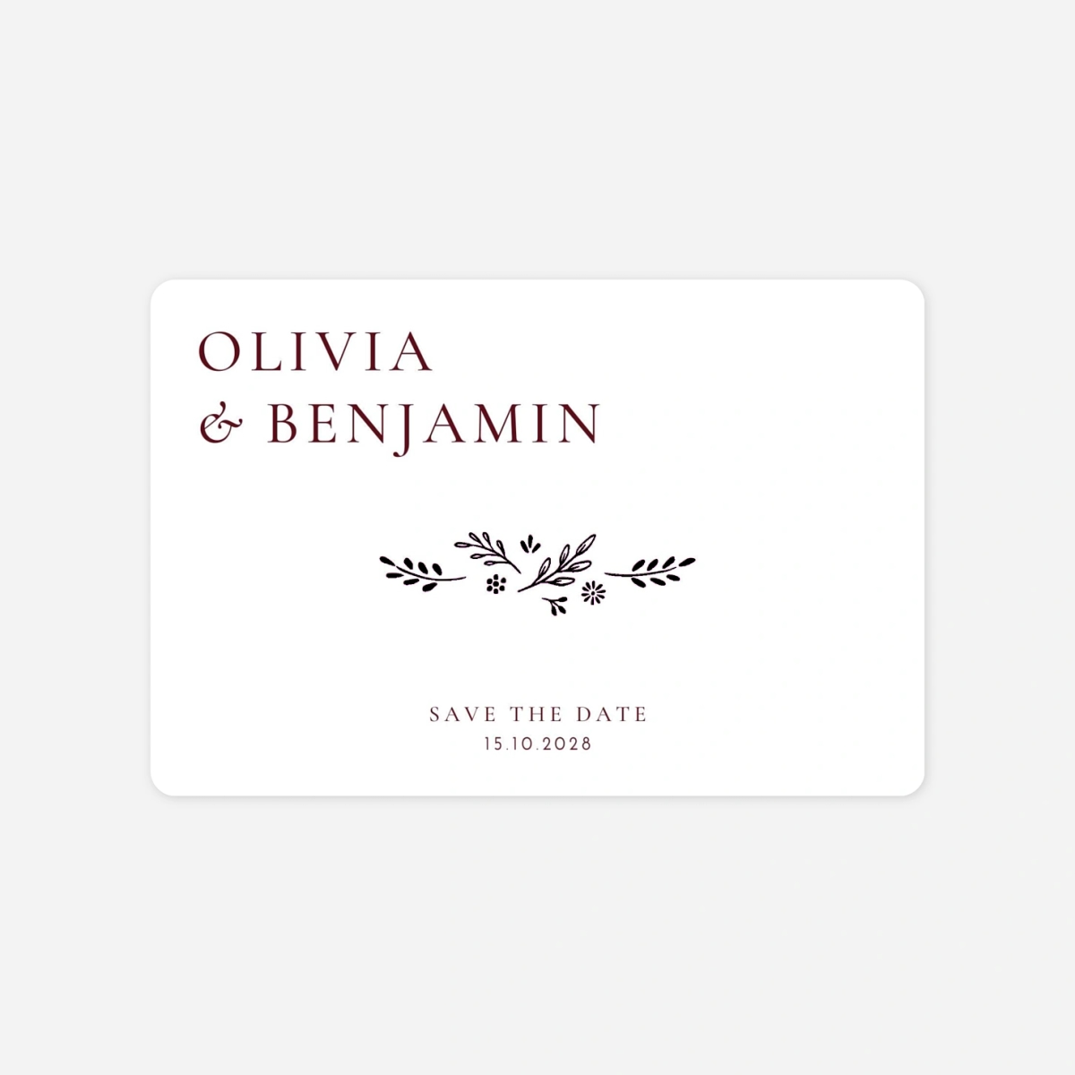 Save-the-Date Karte Laure de Sagazan Gold