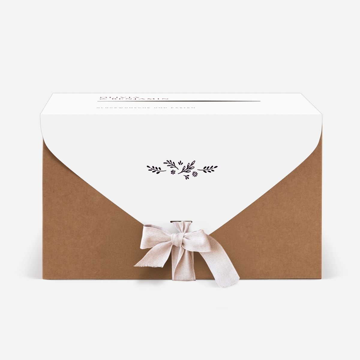 Kartenbox Hochzeit Laure de Sagazan Gold