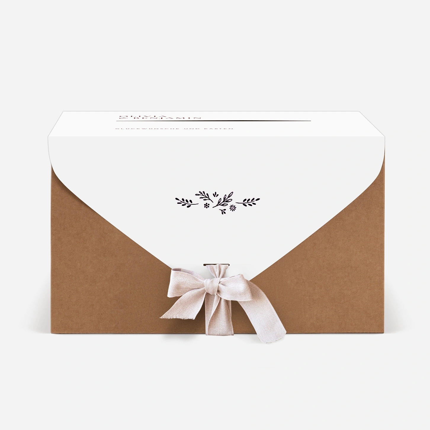 Kartenbox Hochzeit Laure de Sagazan Gold