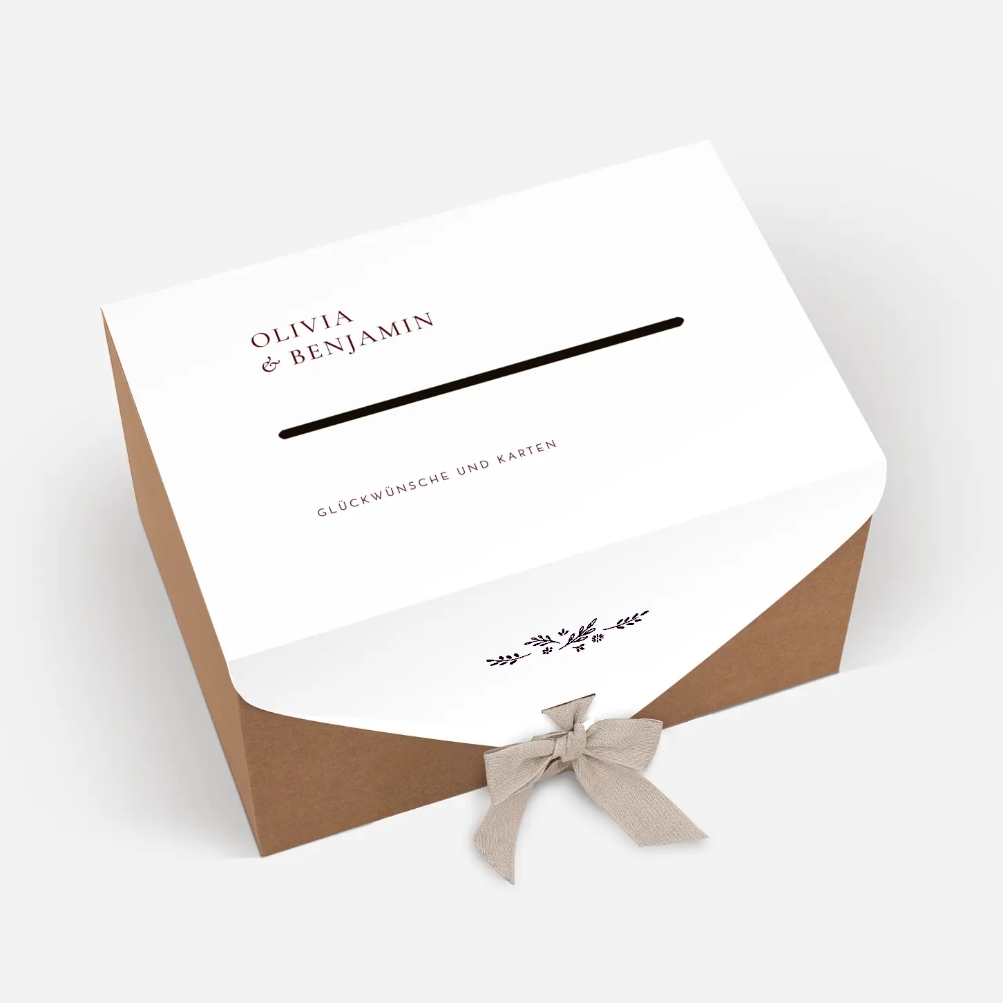 Kartenbox Hochzeit Laure de Sagazan Gold