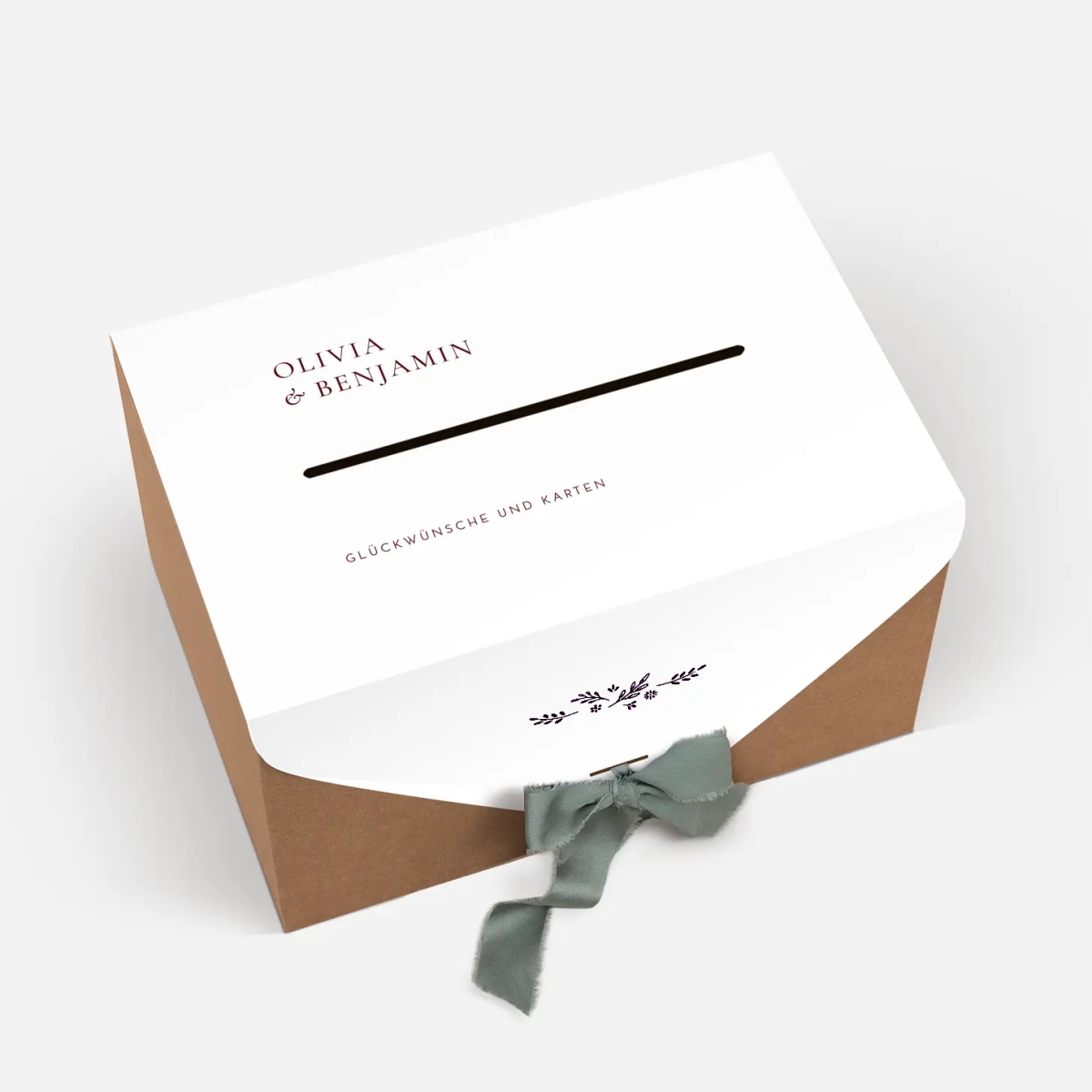 Kartenbox Hochzeit Laure de Sagazan Gold