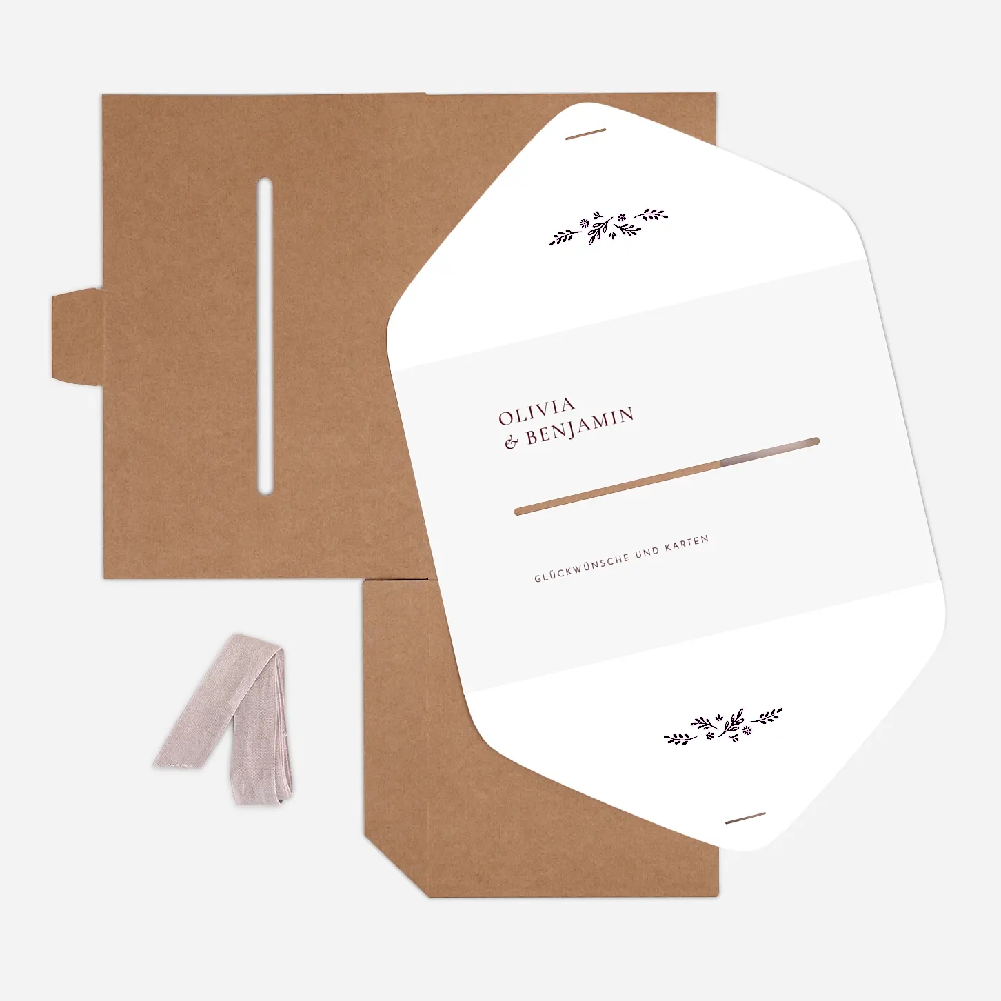 Kartenbox Hochzeit Laure de Sagazan Gold