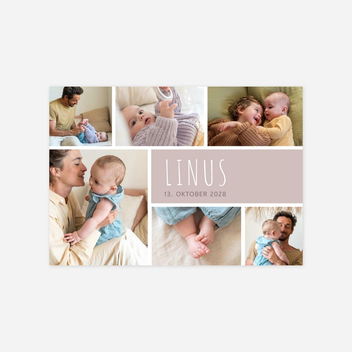 Geburtskarte Lightheart