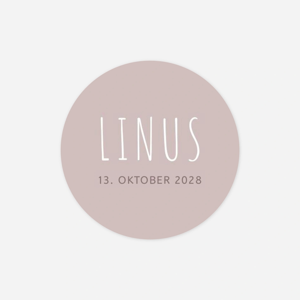 Aufkleber (Gastgeschenk) Lightheart