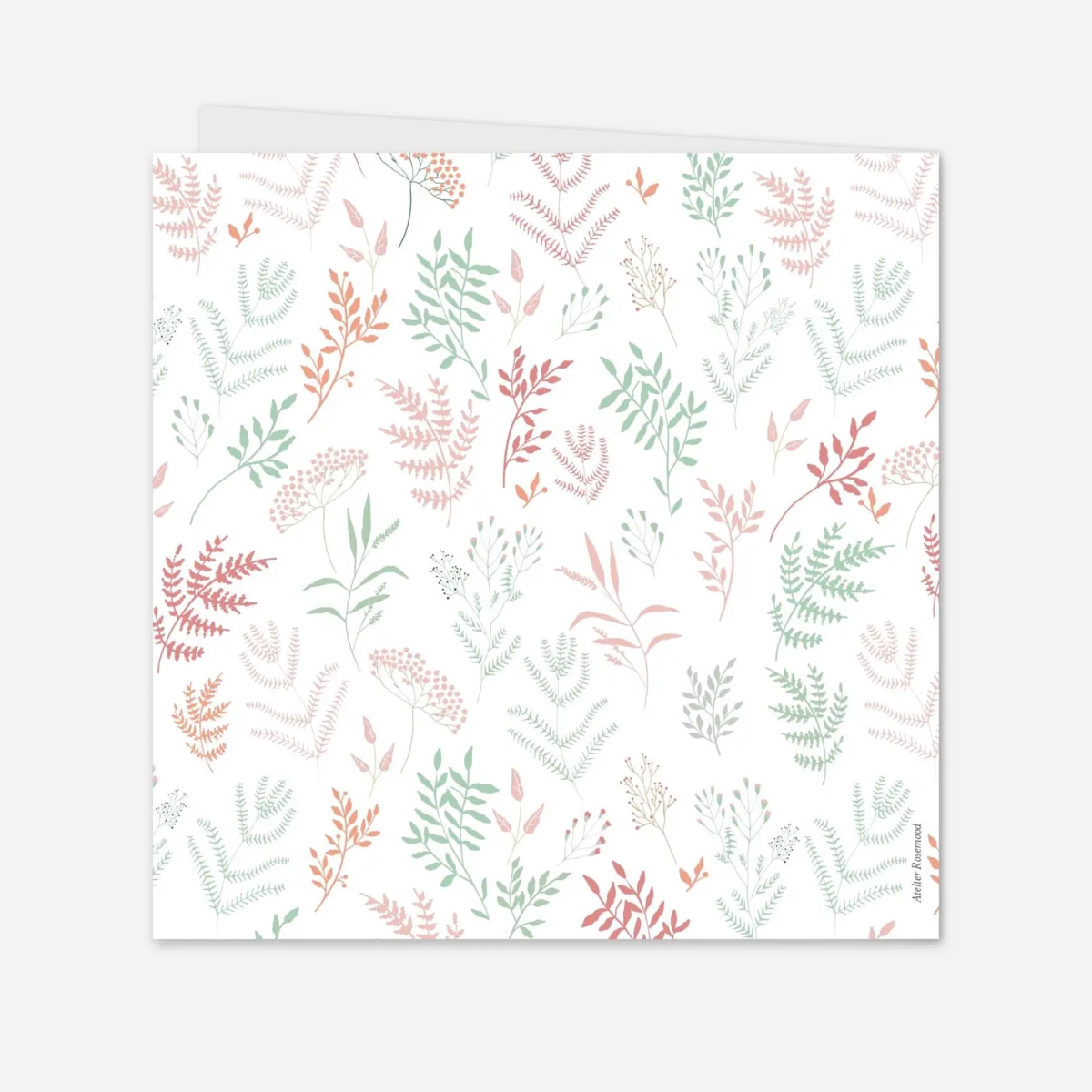 Geburtskarte Liberty Blumen